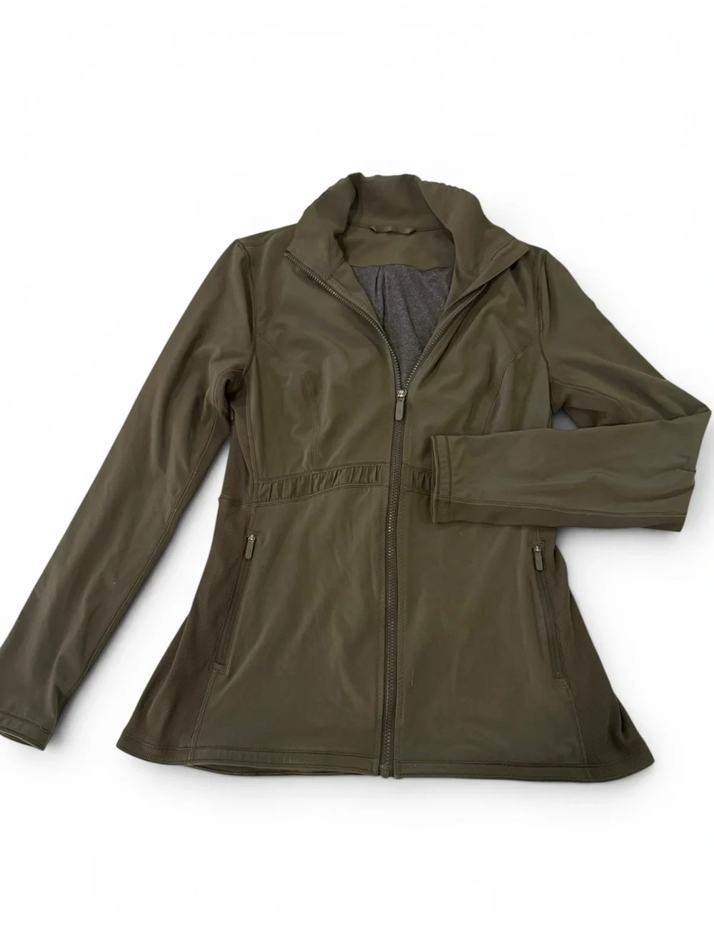 Lululemon Round Trip Jacket Dark Olive 10